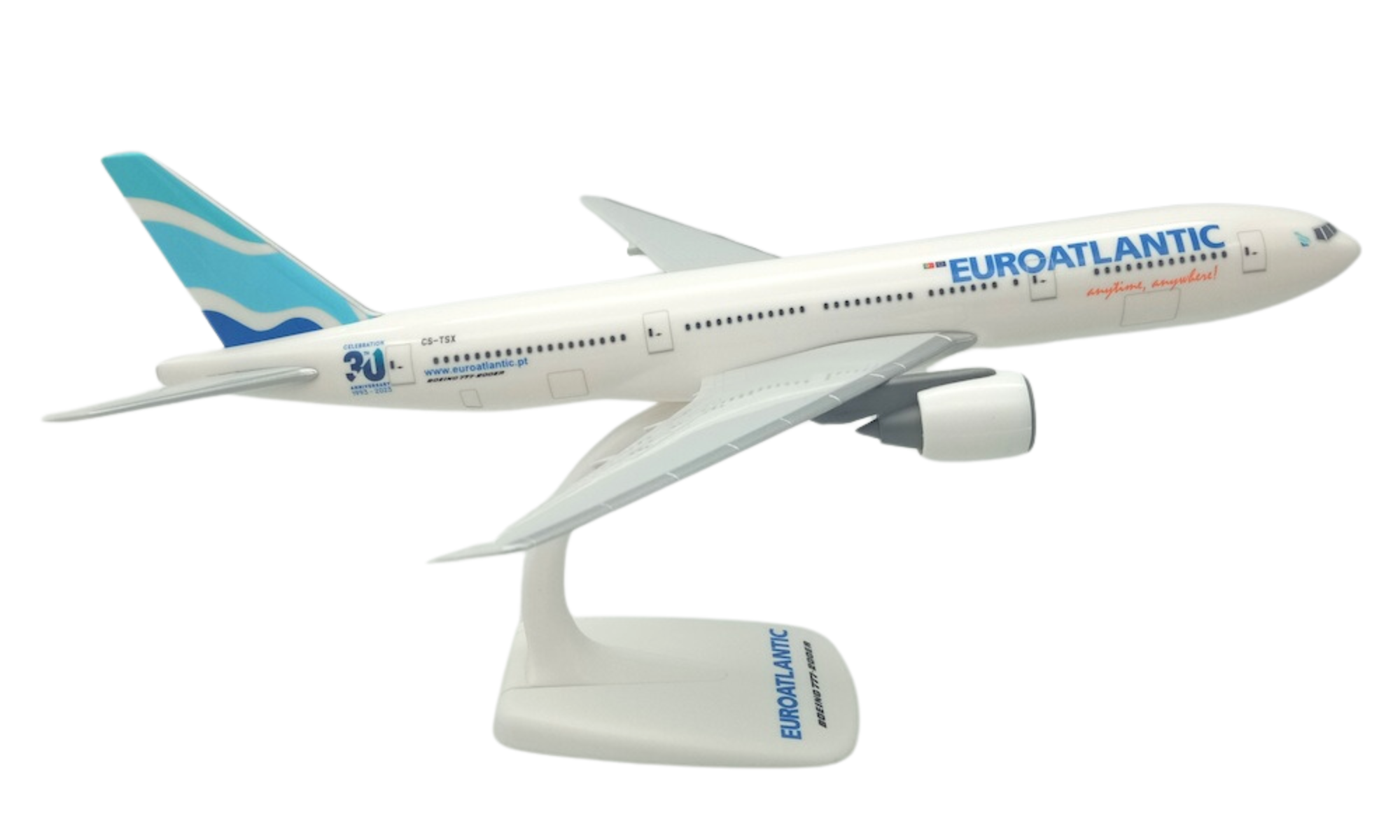 Maqueta Boeing B777-200ER Euro Atlantic CS-TSX